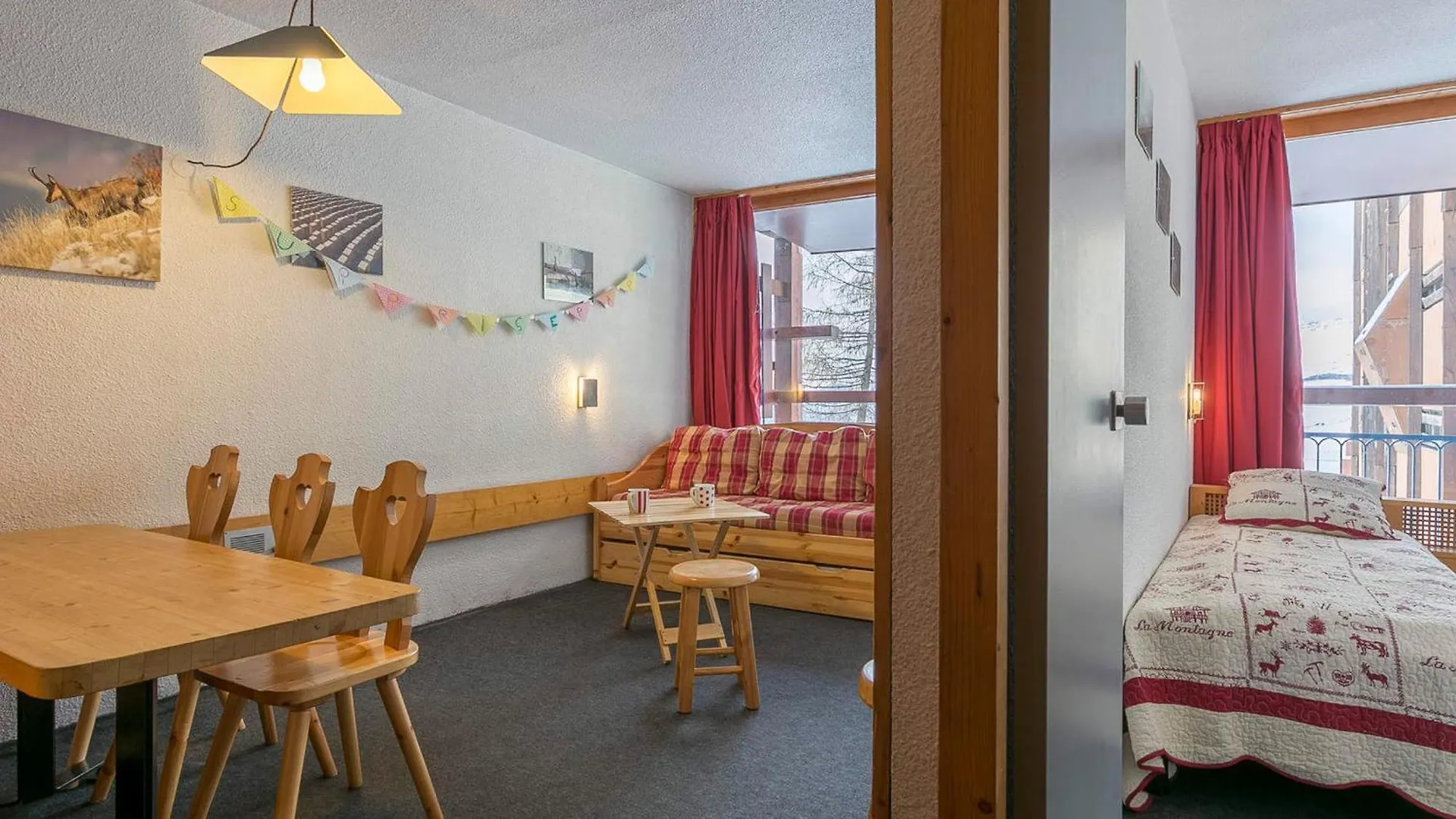 Charmant 2 Pieces Cabine - Centre Station Arc 1800 - Balcon Sud-Ouest - Wifi Et Parking Inclus - Fr-1-346-470 Les Arcs  0*, Les Arcs (Savoie)