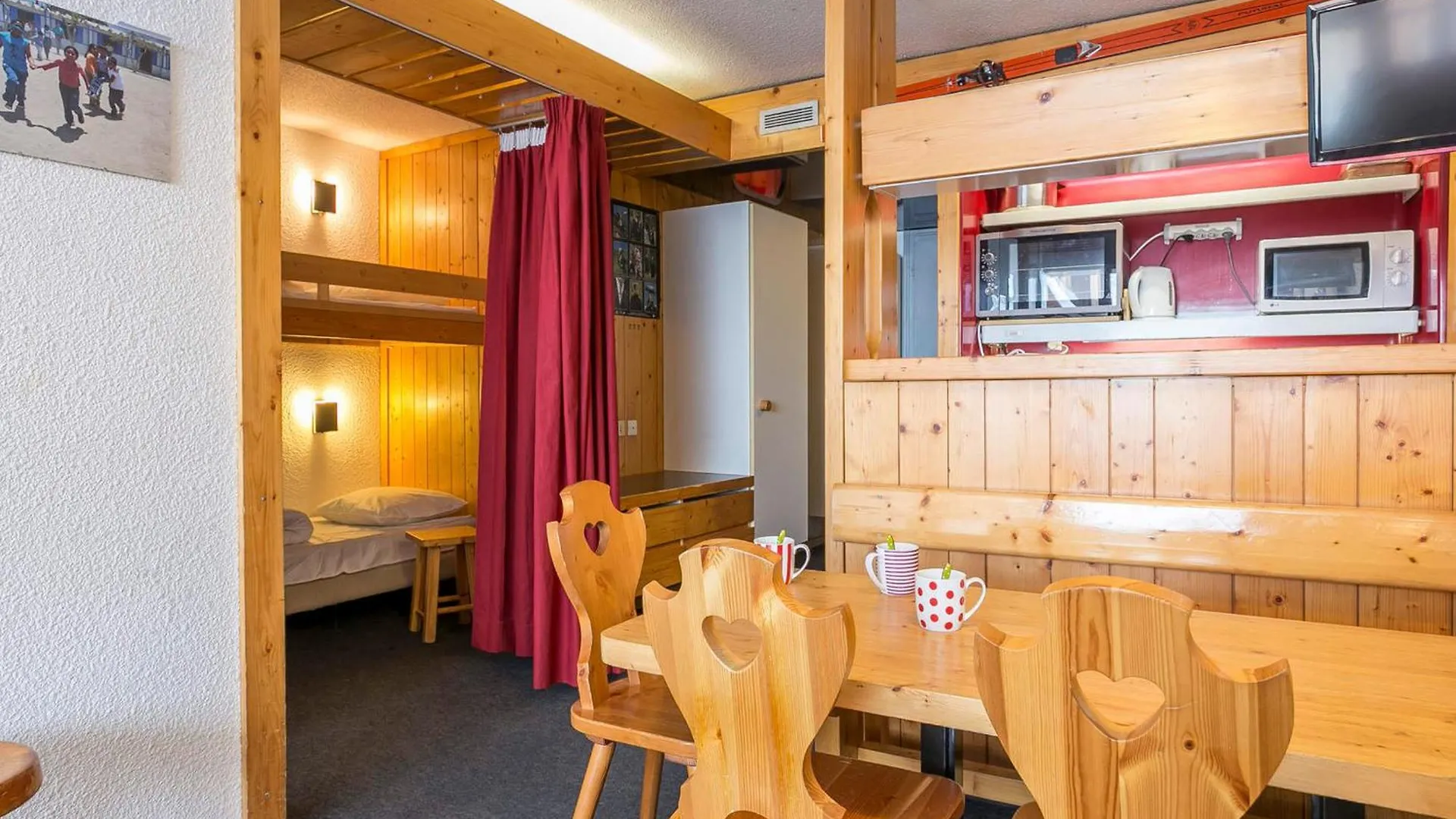 Apartment Charmant 2 Pieces Cabine - Centre Station Arc 1800 - Balcon Sud-Ouest - Wifi Et Parking Inclus - Fr-1-346-470 Les Arcs